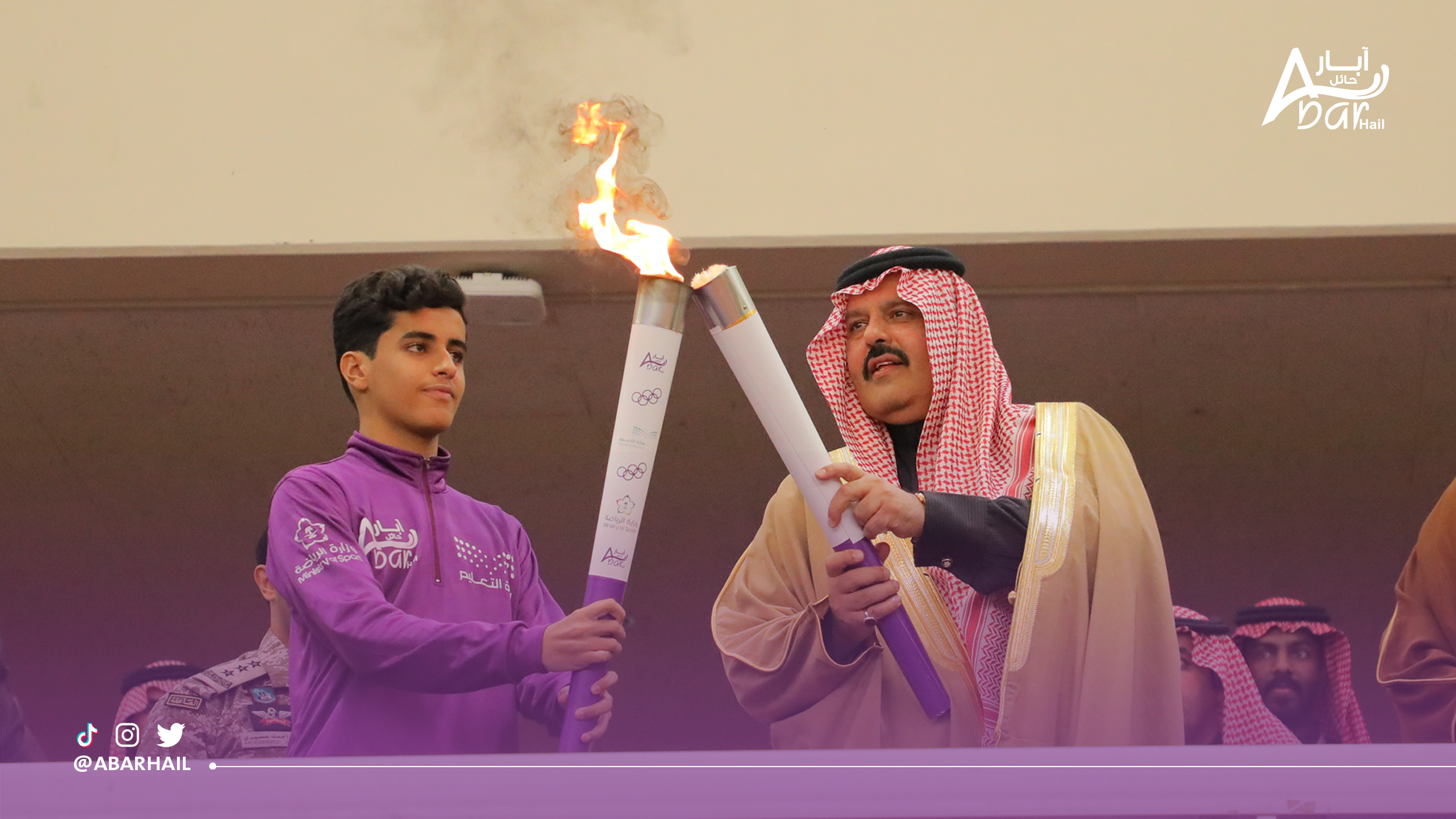 You are currently viewing حفل افتتاح أولمبياد آبار للرياضة المدرسية